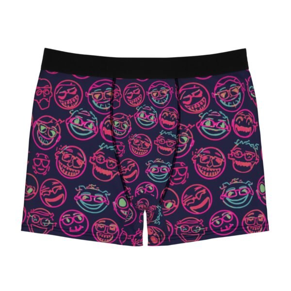 neon smiley emoji boxer briefs