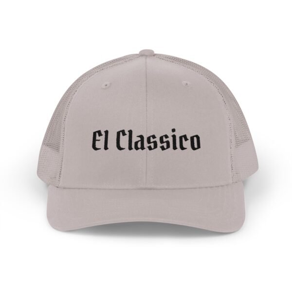 El Classico Snapback Trucker Cap – Vintage Script Mesh Baseball Hat