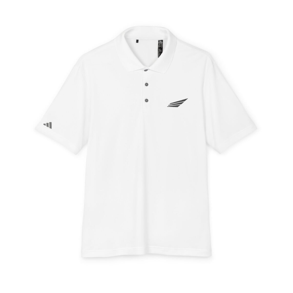 performance polo shirt — lightweight white athletic golf & workwear