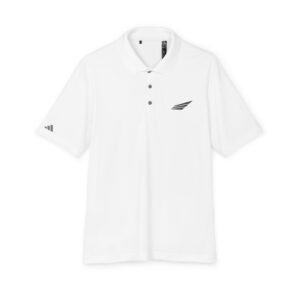 performance polo shirt — lightweight white athletic golf & workwear