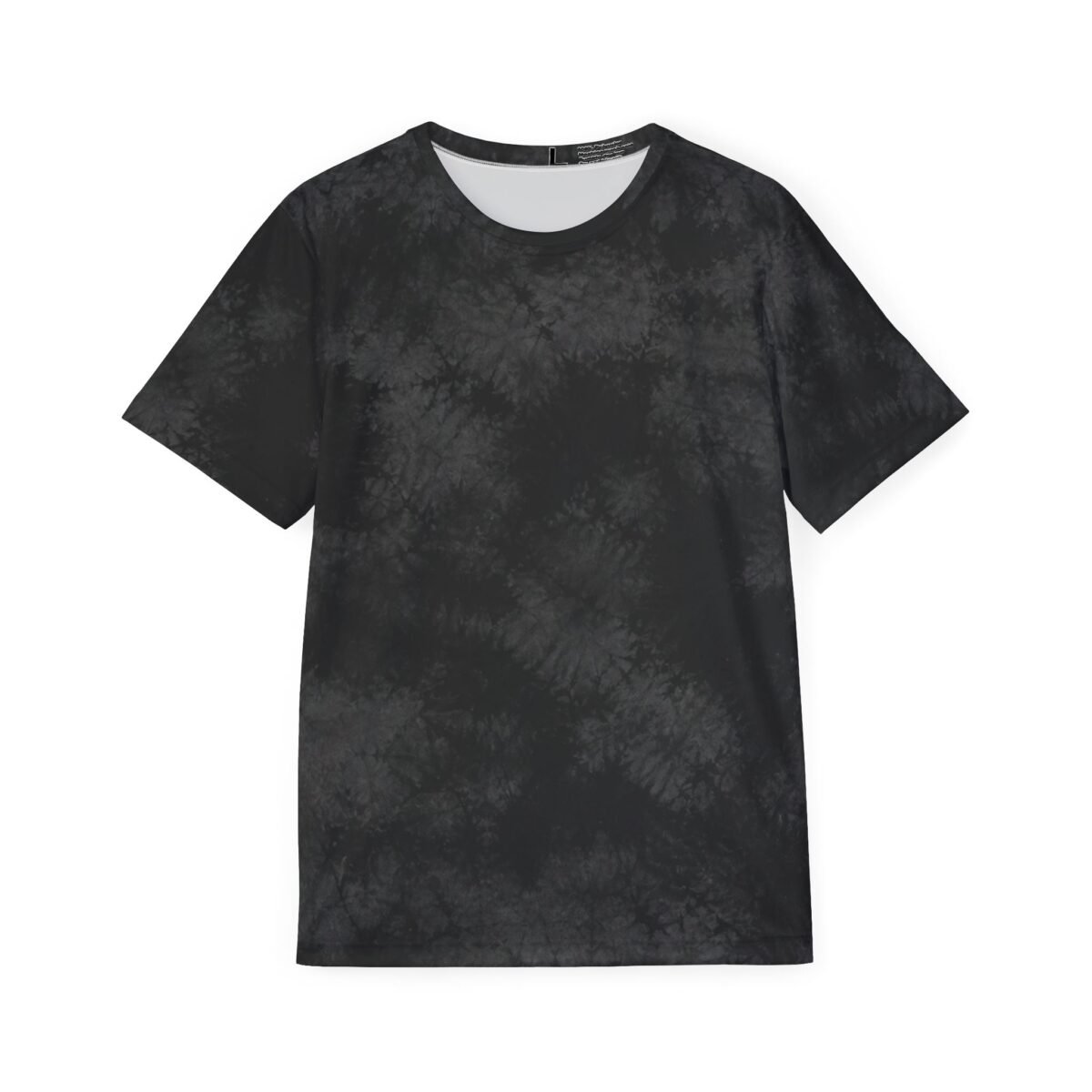 black tie dye men's sports jersey — athletic tee for gym, casual wear & team uniforms