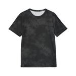black tie dye men's sports jersey — athletic tee for gym, casual wear & team uniforms