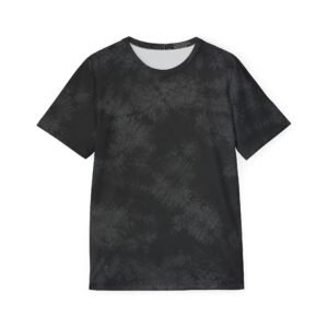 black tie dye men's sports jersey — athletic tee for gym, casual wear & team uniforms