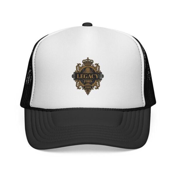 legacy 1989 crest trucker cap