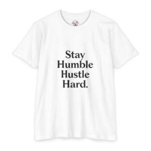 hustle club t shirt — "stay humble hustle hard." motivational tee