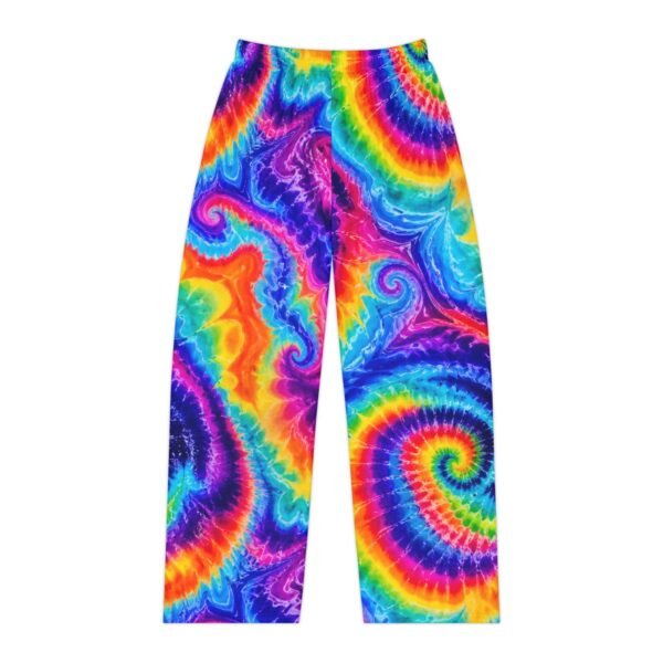 tie dye swirl pajama pants — rainbow lounge sleepwear