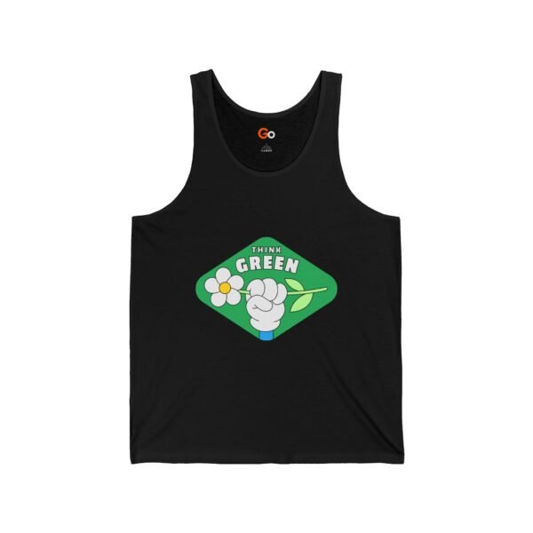 Earth Day Tank Top — Cute ‘Think Green’ Eco Graphic Tank
