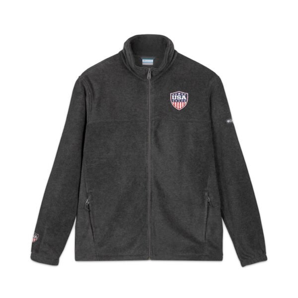 USA Shield Embroidered Fleece Jacket
